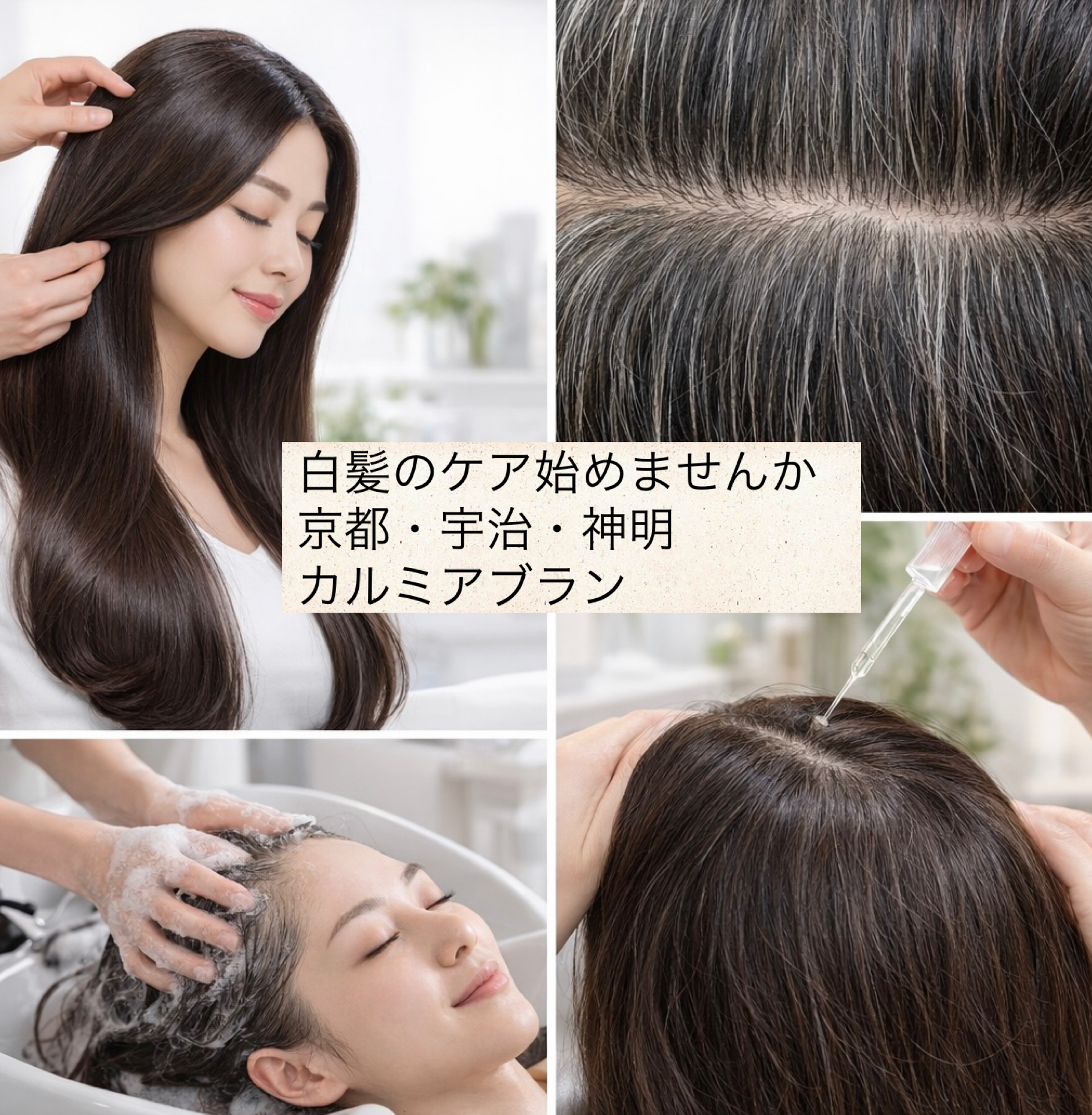 白髪ケアのイメージ